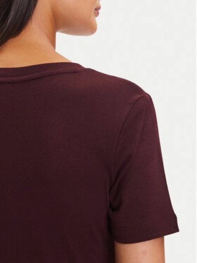 Tommy Hilfiger T-Shirt New Cody WW0WW40584 Bordowy Slim Fit