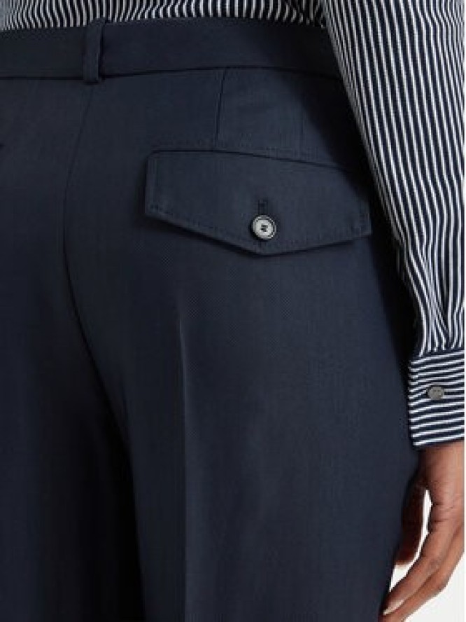 BOSS Spodnie materiałowe Talia5 50564488 Granatowy Regular Fit