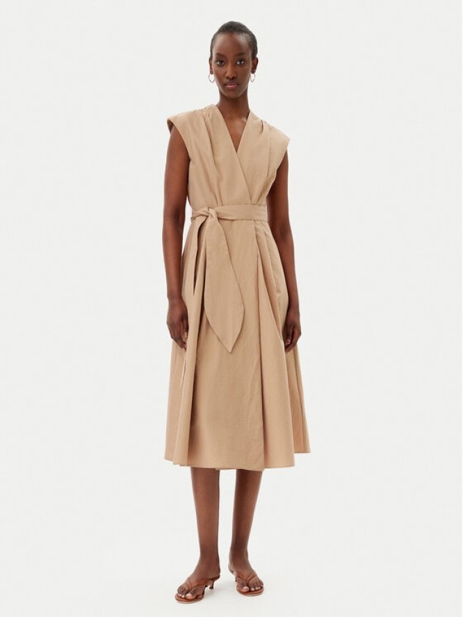 Marella Sukienka letnia Ossola 2513221172200 Brązowy Regular Fit