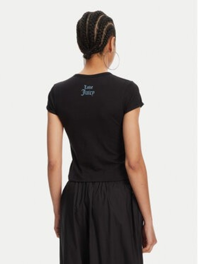 Juicy Couture T-Shirt Just Juicy JCGCT125040 Czarny Slim Fit