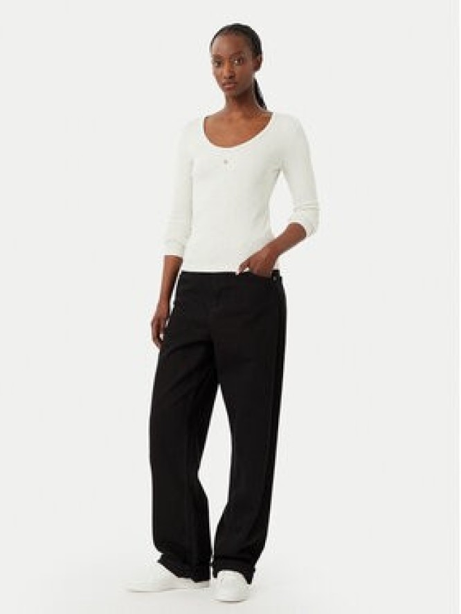 Calvin Klein Jeans Bluzka LV047D218G Szary jasny Slim Fit