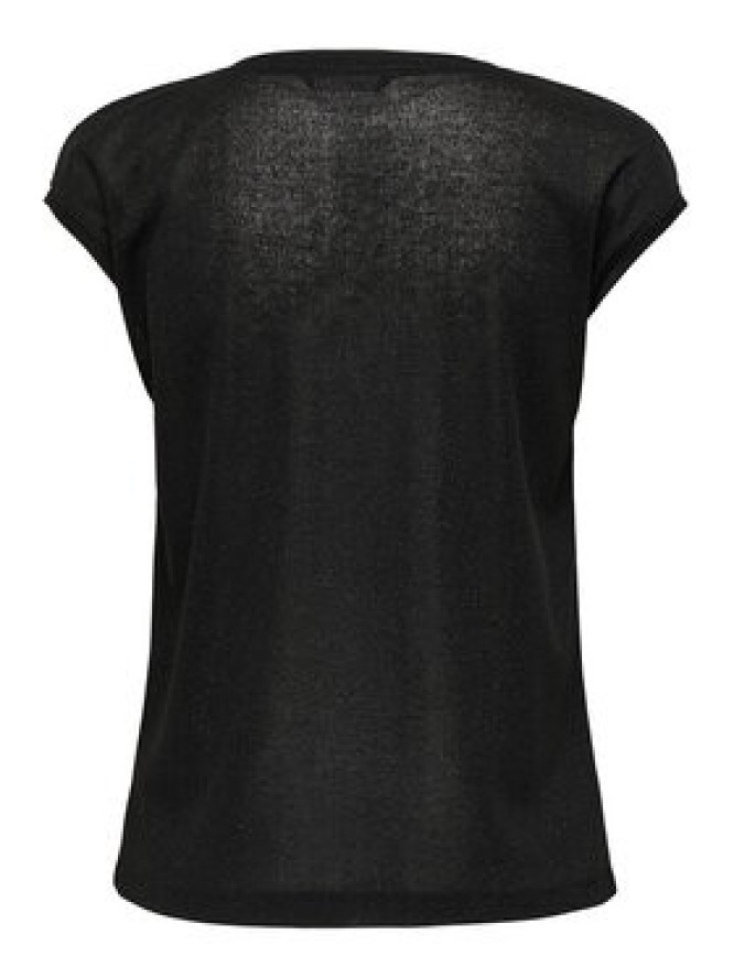 ONLY T-Shirt Silvery 15136069 Czarny Loose Fit