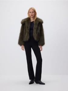 Spodnie z wiskozą - czarny