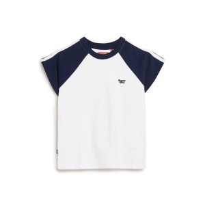 T-shirt z retro logo damski Superdry Essential