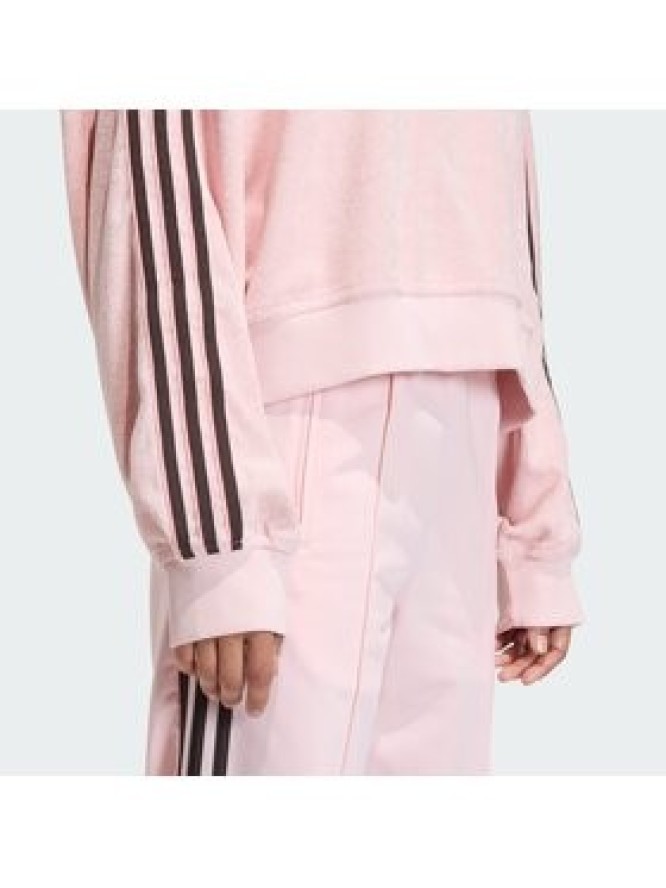 adidas Bluza Terry Towel KD1400 Różowy Oversize