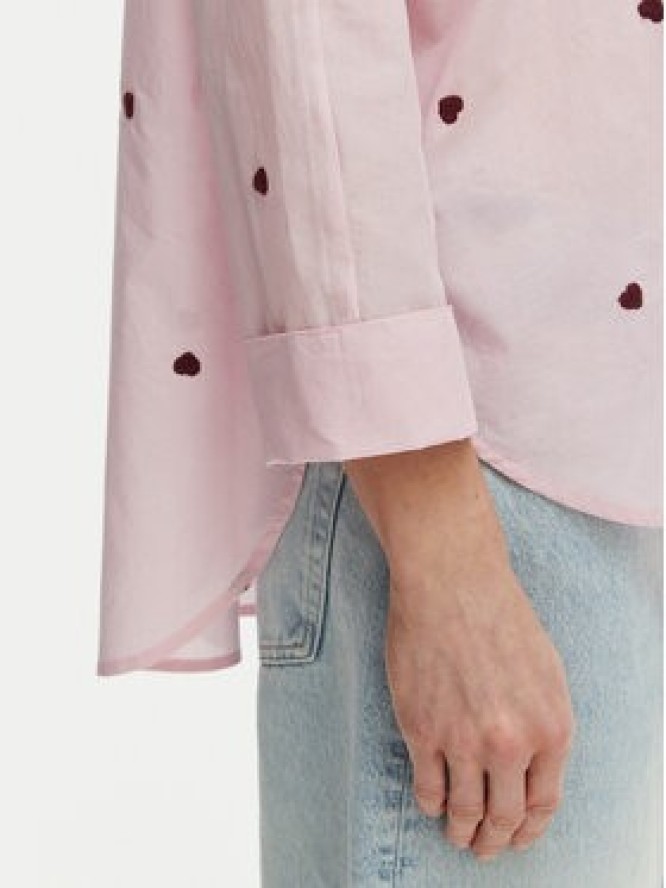 ONLY Koszula 15283743 Różowy Box Fit