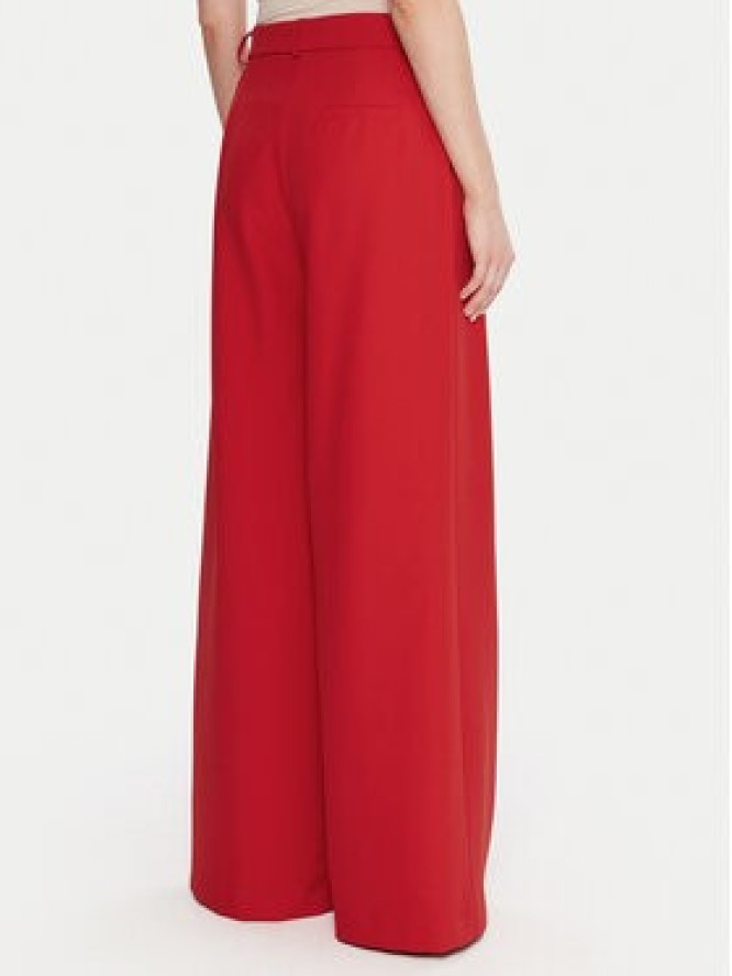 Maryley Spodnie materiałowe 25IB579/43MA Czerwony Regular Fit