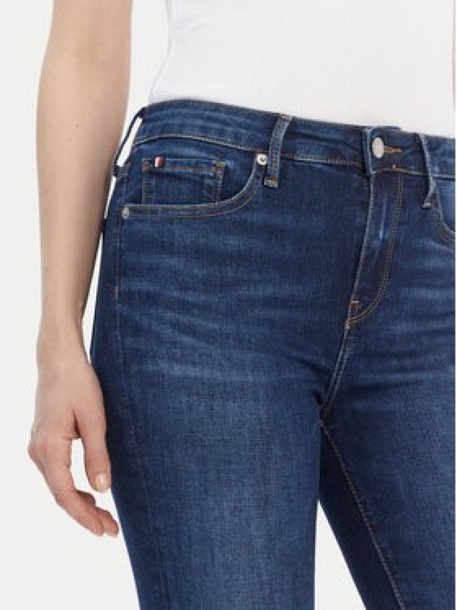 Tommy Hilfiger Jeansy WW0WW45010 Granatowy Slim Fit