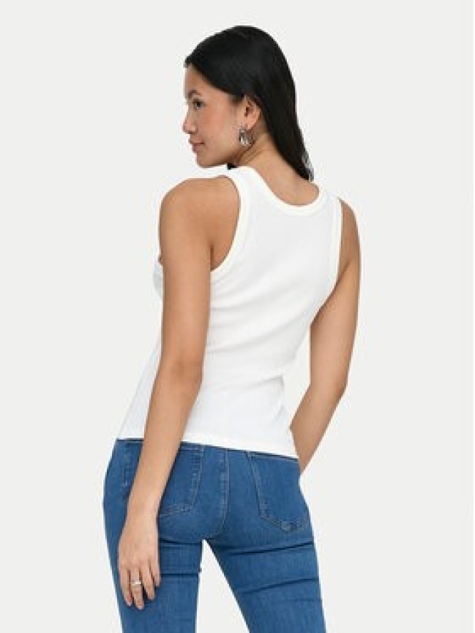 ONLY Top Val 2-Way 15371705 Biały Slim Fit