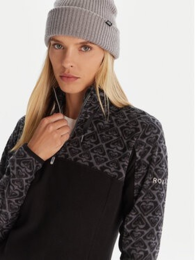 Roxy Polar Sayna Half Zip ERJFT04831 Czarny Regular Fit