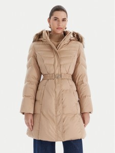 Guess Kurtka puchowa W5BL30 W2802 Beżowy Regular Fit