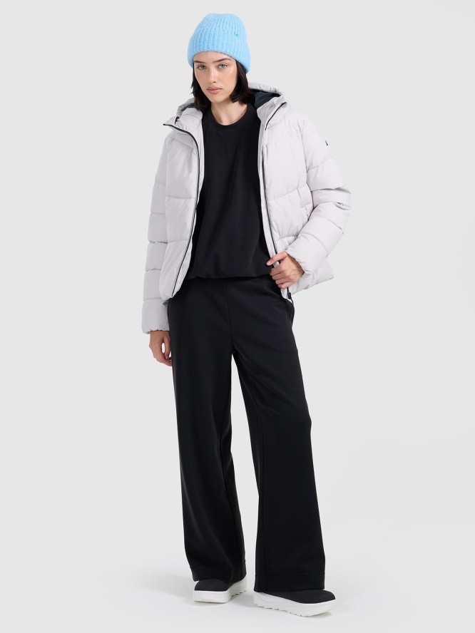 4F Kurtka puchowa z wypełnieniem syntetycznym damska - szara M