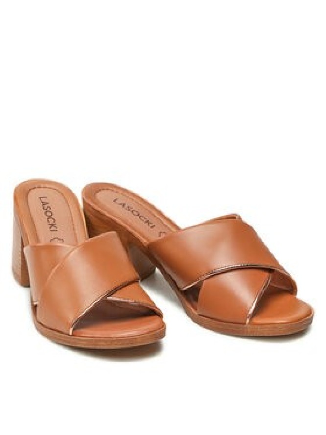 Lasocki Klapki ARC-2289-03 Brązowy