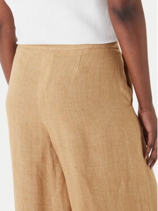 Marella Spodnie palazzo Ottelia 2613131062 Beżowy Wide Leg