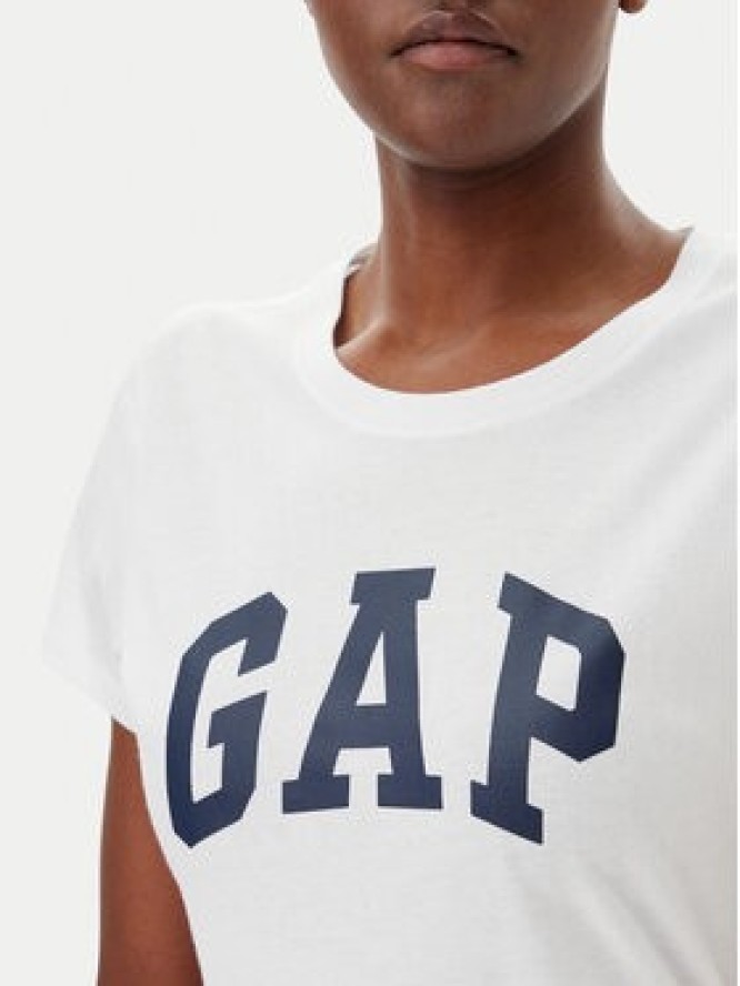 Gap T-Shirt 729555-12 Biały Regular Fit