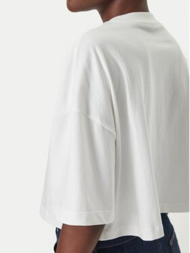 Calvin Klein Jeans T-Shirt LV047F813G Biały Boxy Fit