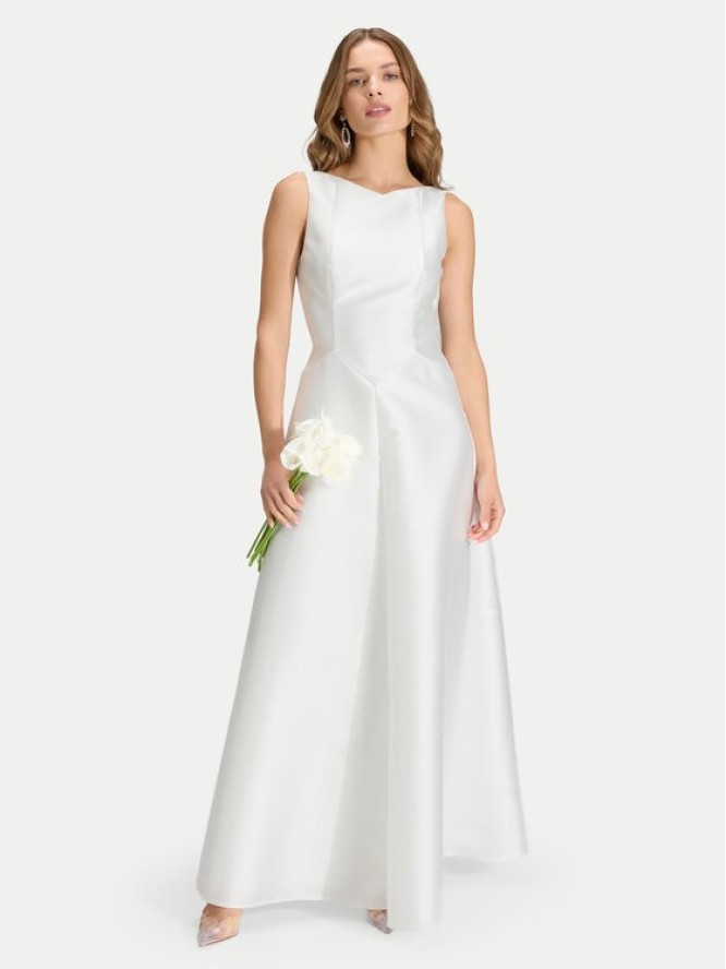 Swing Sukienka wieczorowa 5AJ16000 Biały Regular Fit