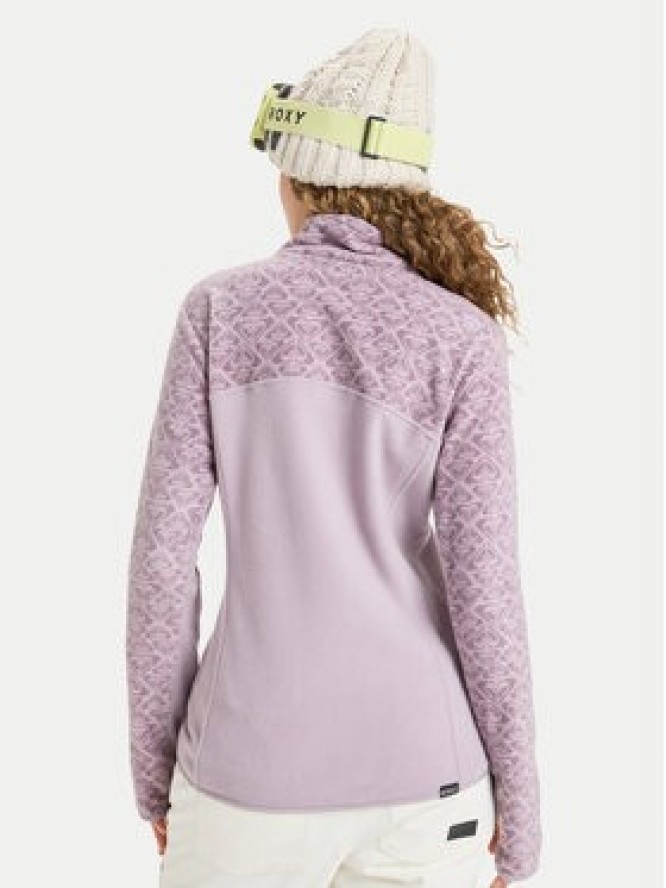 Roxy Polar Sayna Half Zip ERJFT04831 Fioletowy Regular Fit