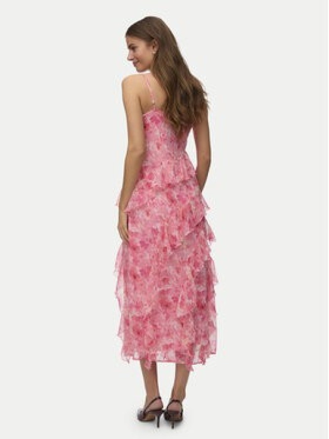 Vero Moda Sukienka wieczorowa Smilla 10346307 Różowy Regular Fit