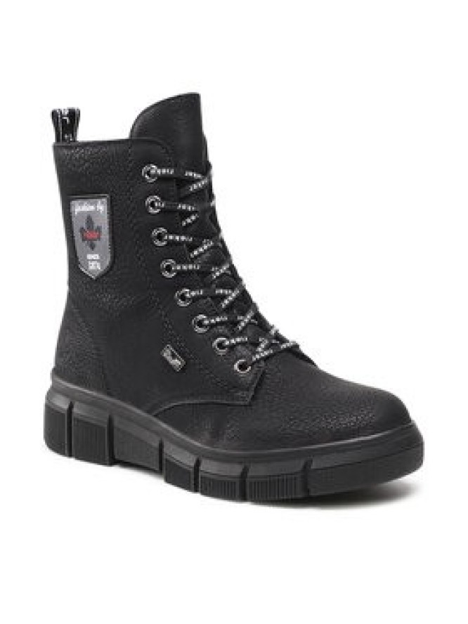 Rieker Trzewiki X3410-00 Czarny