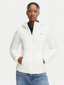 Tommy Jeans Kurtka przejściowa DW0DW20959 Biały Slim Fit