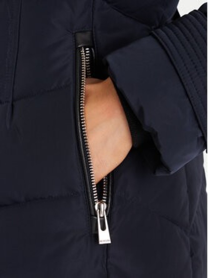 Morgan Kurtka puchowa 252-GITELA Granatowy Regular Fit