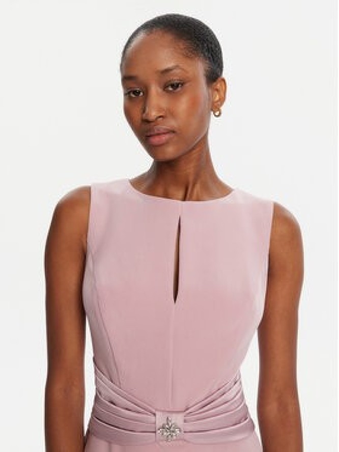 Rinascimento Sukienka koktajlowa CFC0125073003 Różowy Slim Fit