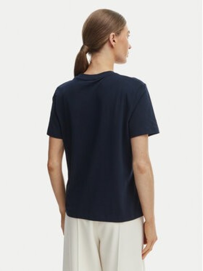 Tommy Hilfiger T-Shirt WW0WW48699 Granatowy Regular Fit