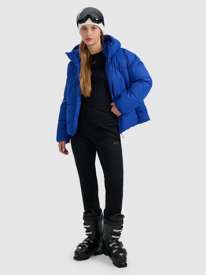 4F Kurtka narciarska membrana 5000 damska - niebieska XS