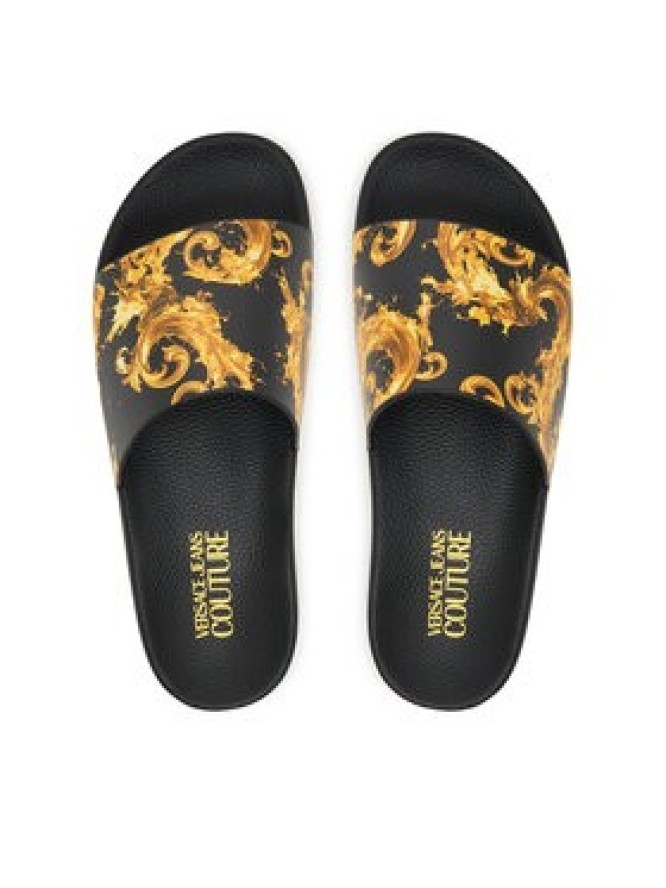 Versace Jeans Couture Klapki 80VA3SQ3 ZS365 G89 Czarny