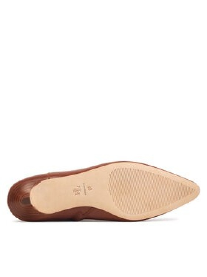 LAUREN RALPH LAUREN Botki Frncsa Bt Hl Bo Bte 802P15721002 Brązowy