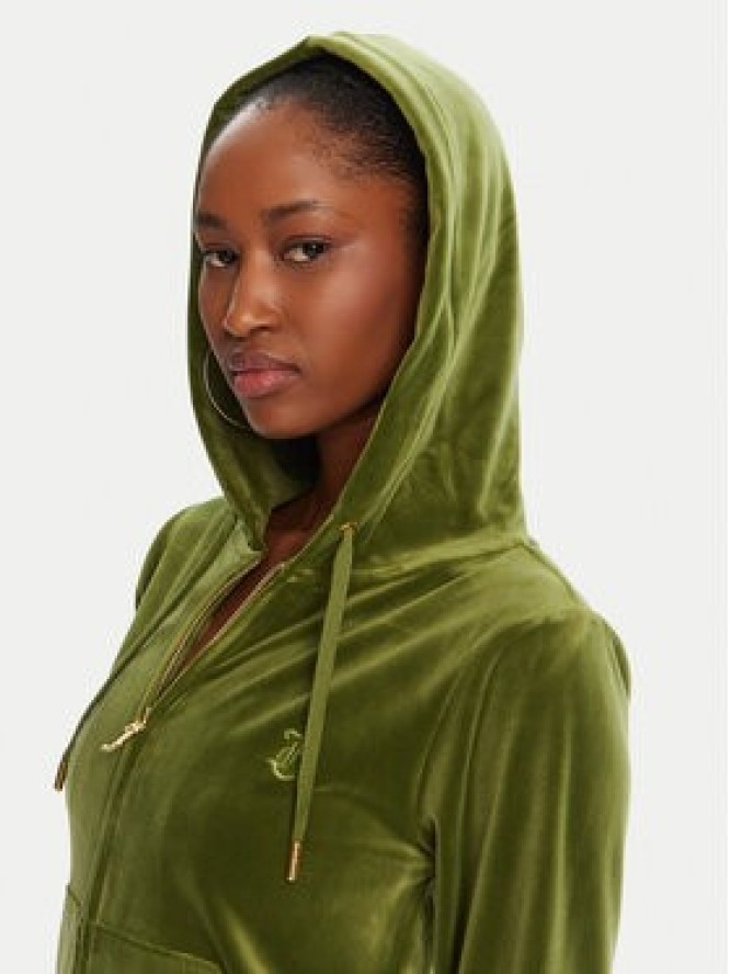 Juicy Couture Bluza Robertson JCAP176G Zielony Slim Fit