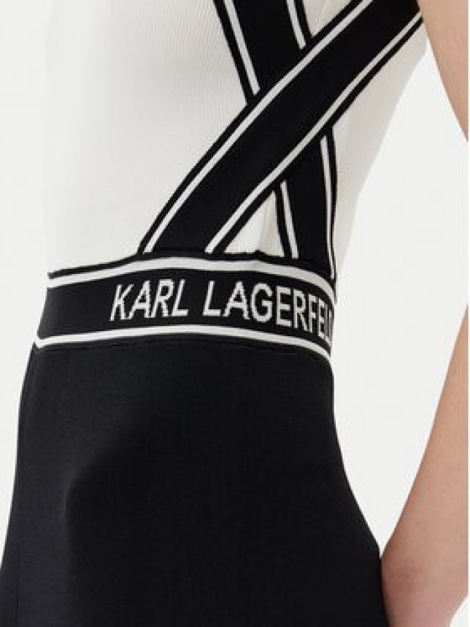 KARL LAGERFELD Kombinezon A2W13021 Czarny Slim Fit