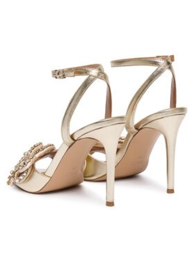 Guess Sandały FLFCR2 LEA03 Złoty