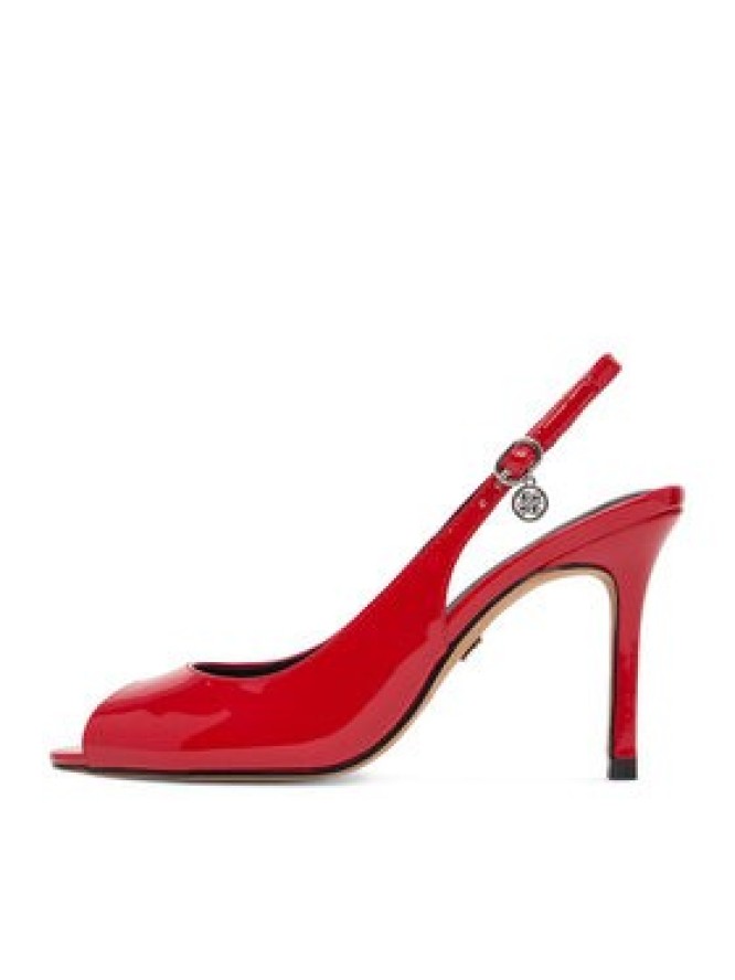 Nine West Sandały EO-TS6376-01 Czerwony ciemny