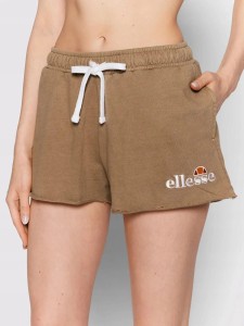 SPODENKI DAMSKIE SZORTY ELLESSE KRÓTKIE KOLOR BRĄZOWY