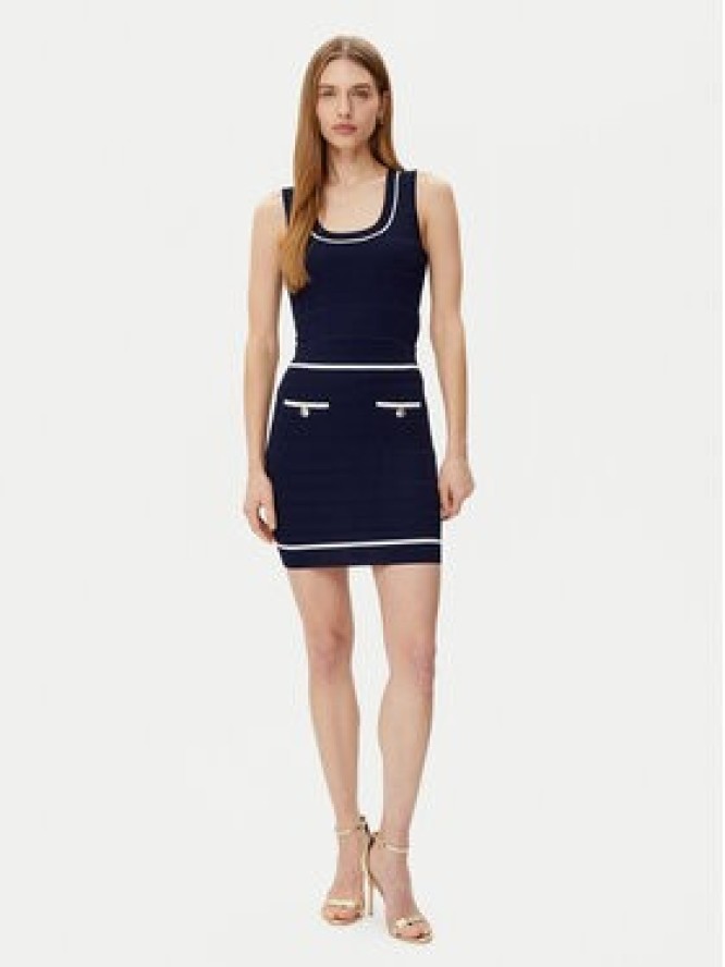 Marciano Guess Spódnica mini 5RGD00 5640Z Granatowy Regular Fit