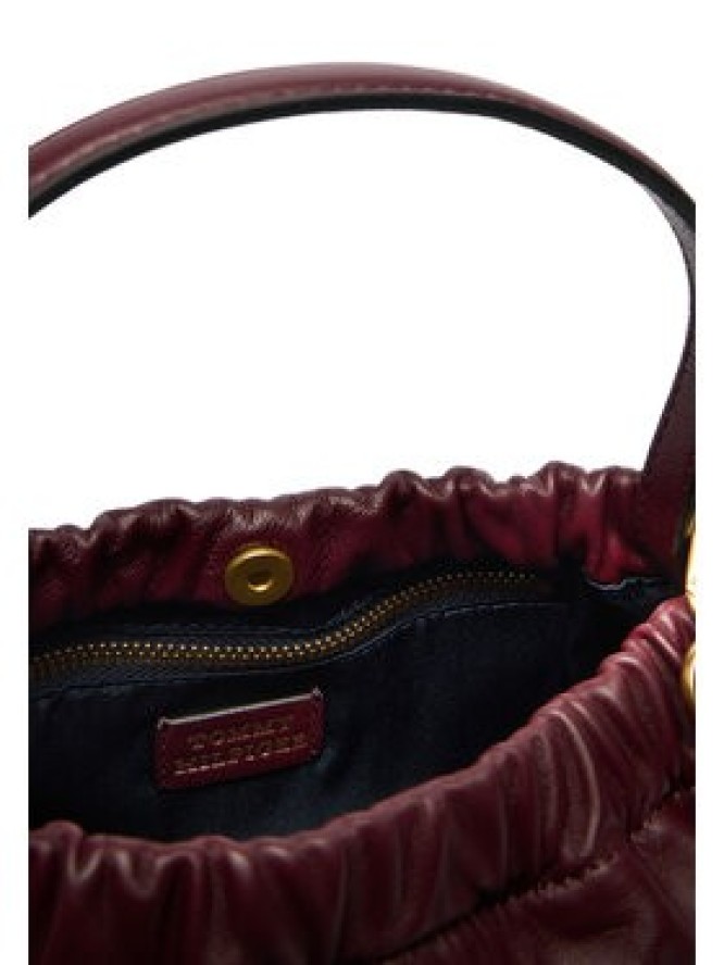 Tommy Hilfiger Torebka Soft Leather Mini Crossover AW0AW18306 Bordowy