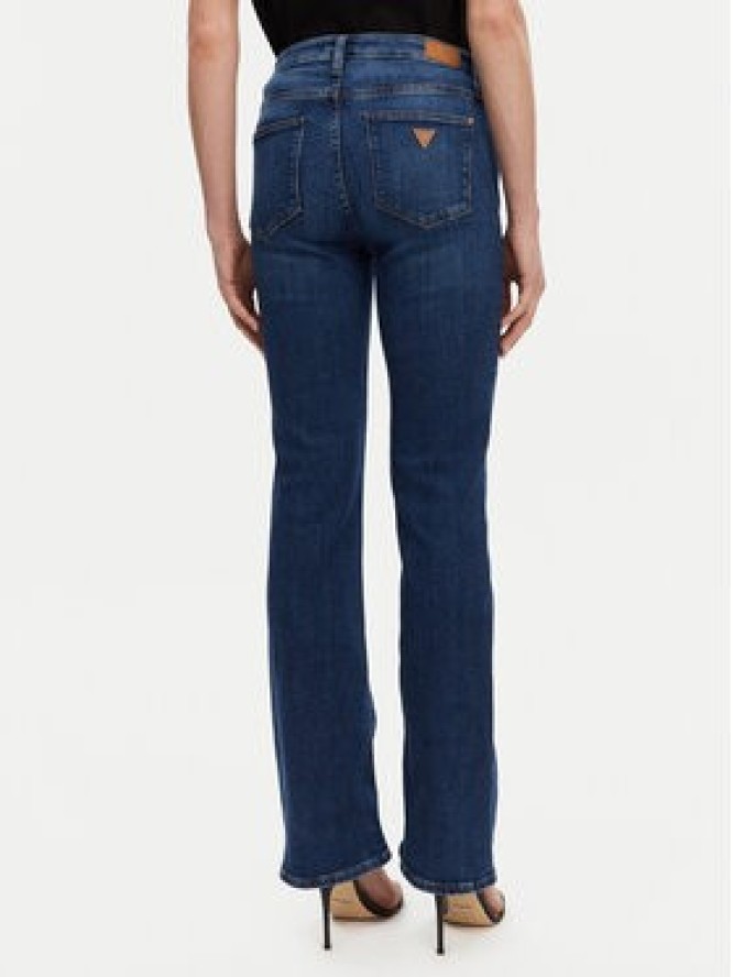 Guess Jeansy WBGA58 D4MZ0 Granatowy Straight Leg