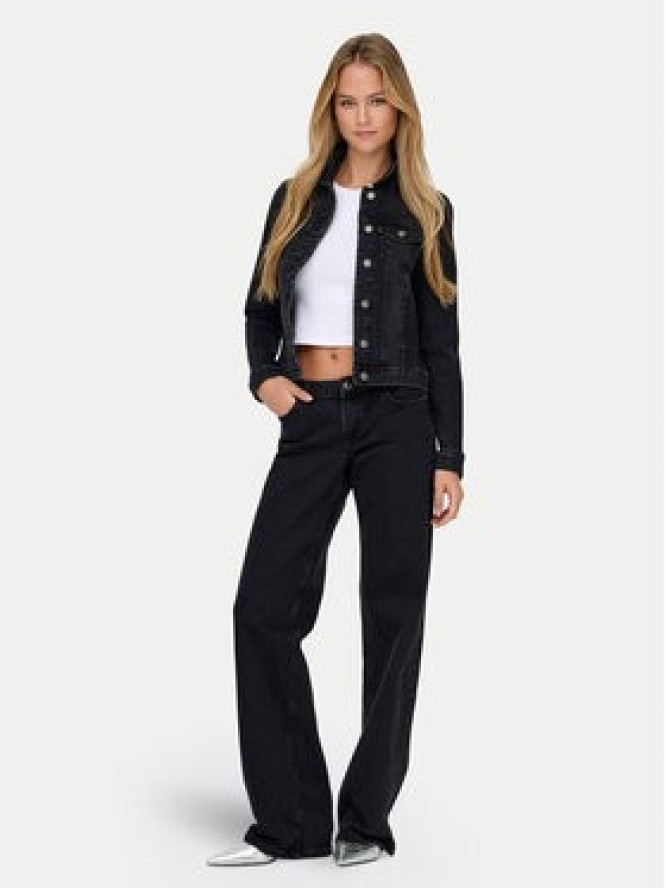 ONLY Kurtka jeansowa Wonder 15243147 Czarny Regular Fit