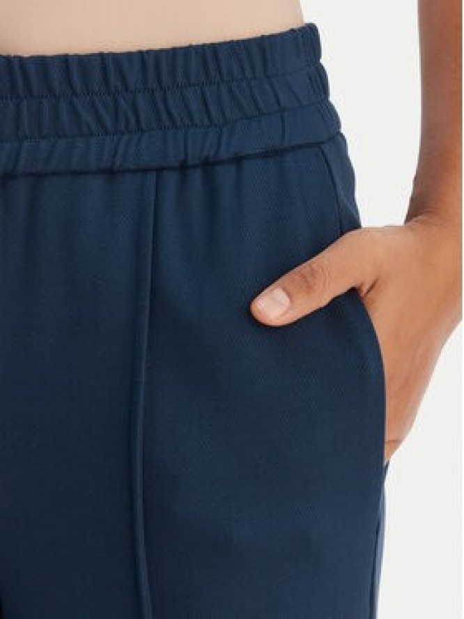 Patrizia Pepe Spodnie materiałowe 8P0813/A715 Niebieski Wide Leg