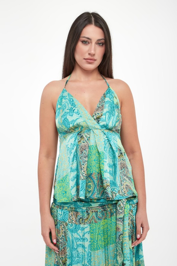 Top damski ze wzorem paisley LIU JO