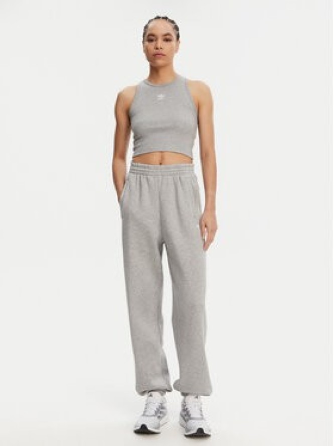 adidas Top Essentials IY9649 Szary Slim Fit