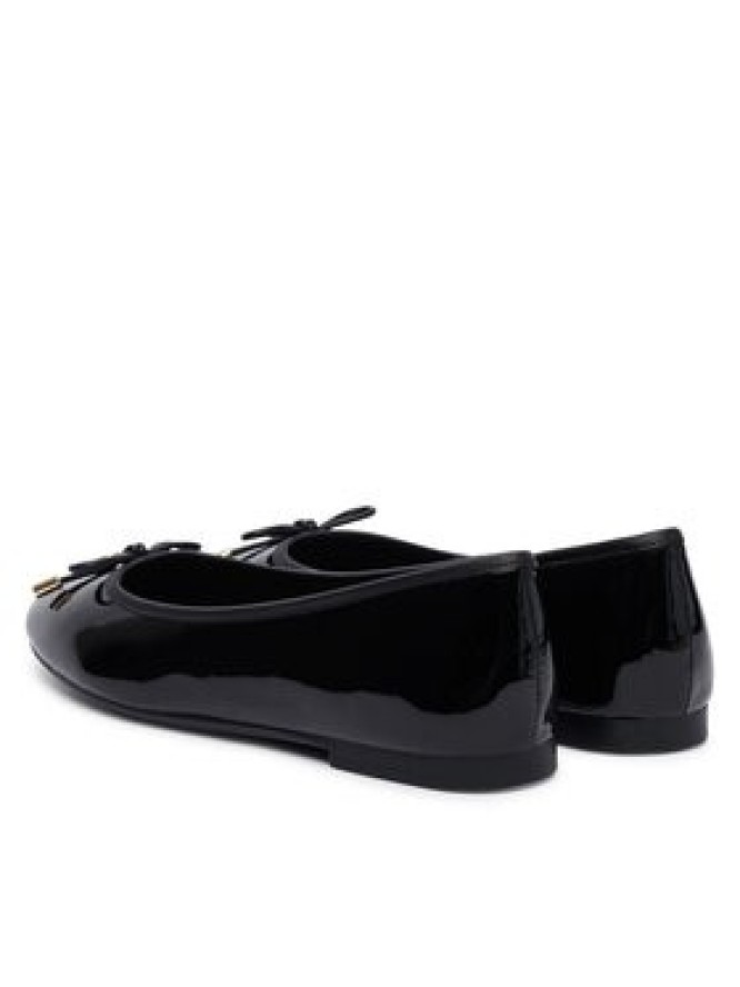 Tommy Hilfiger Baleriny Th Charm Patent Ballerina FW0FW09481 Czarny