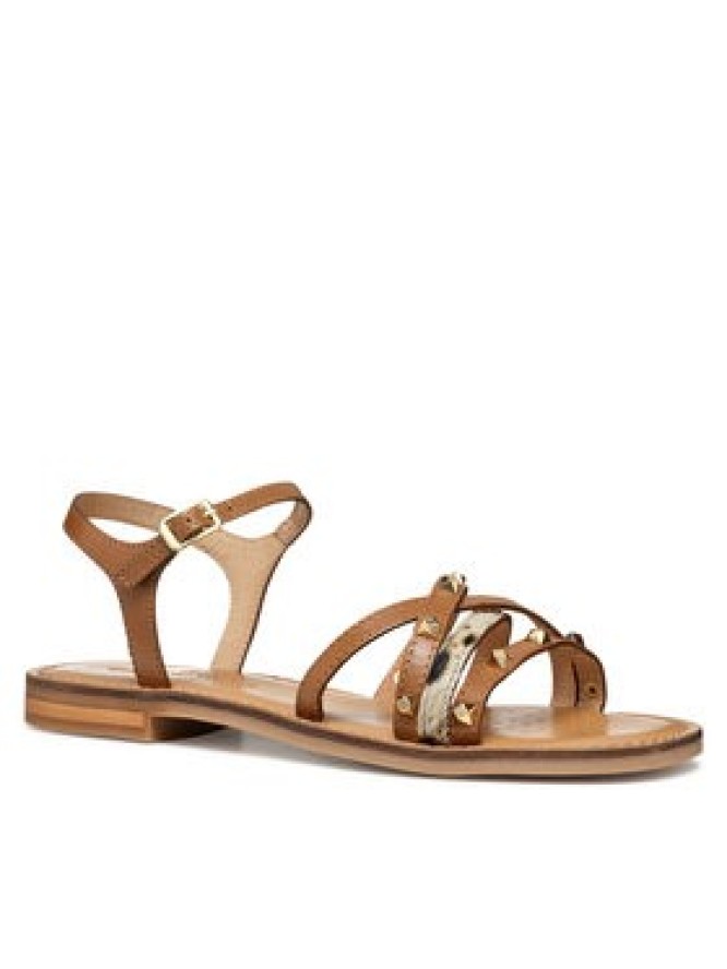 Geox Sandały D Maddalusiac D55YMD 01JQS C5006 Brązowy