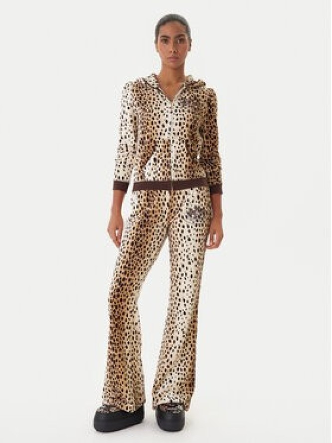 Juicy Couture Spodnie dresowe JCGBJ225013A Beżowy Regular Fit