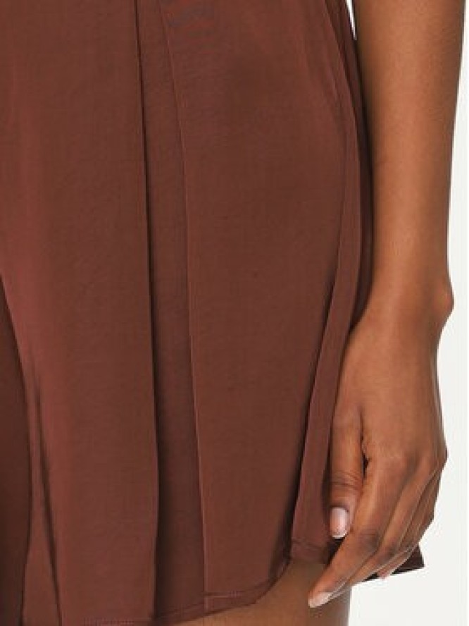 ViCOLO Szorty materiałowe TD0764 Brązowy Regular Fit