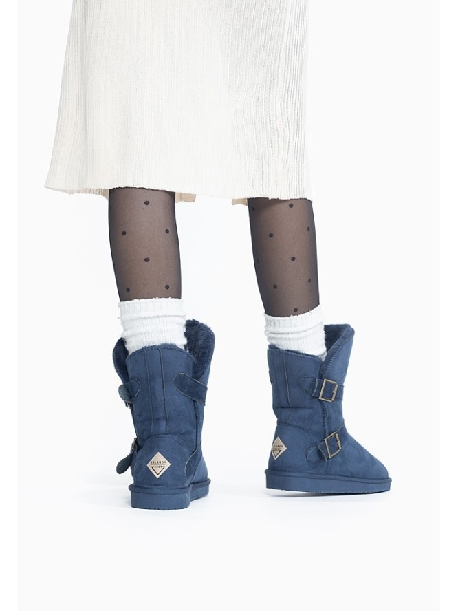 ISLAND BOOT Botki zimowe "Candace" w kolorze granatowym rozmiar: 36