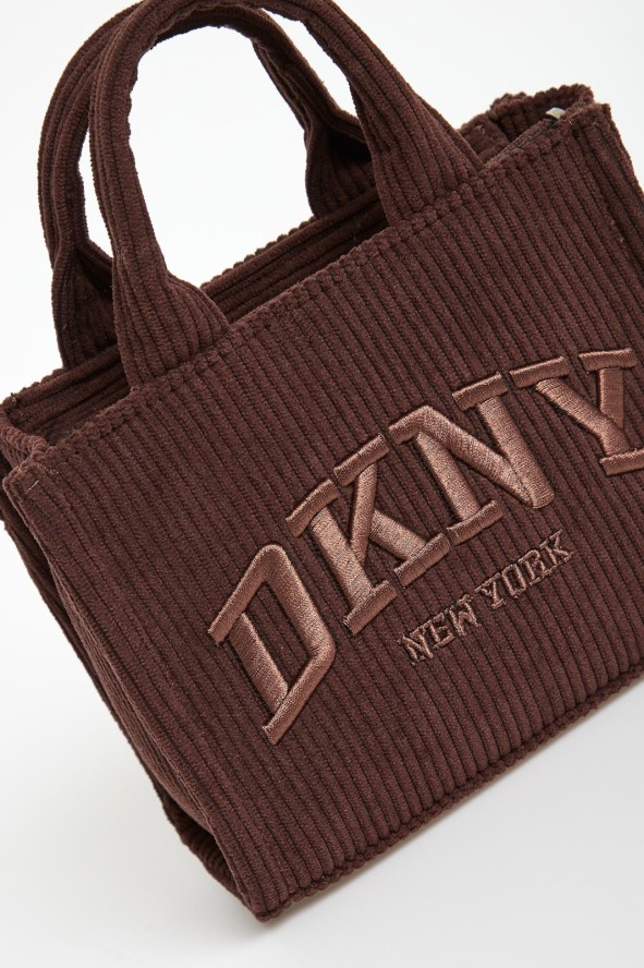 Torebka damska sztruksowa Hadlee Small DKNY