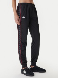Kappa Spodnie dresowe 303R5K0 Czarny Slim Fit
